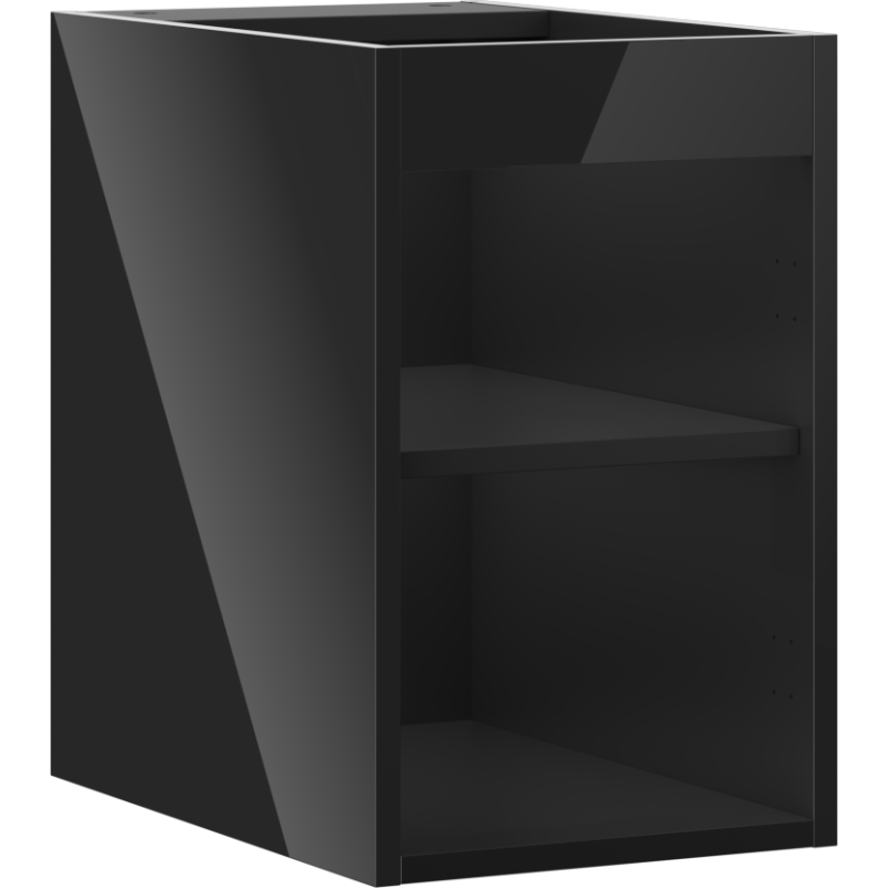 Mexen Box-A корпус на шкаф под умивалник 30 cm, черен гланц - 91AX1-0300-470-1-70