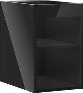 Mexen Box-A корпус на шкаф под умивалник 30 cm, черен гланц - 91AX1-0300-470-1-70