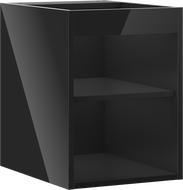 Mexen Box-A корпус шкаф подфонтан 35 см, черен гланц - 91AX1-0350-470-1-70