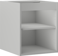 Корпус за шкаф под умивалник Mexen Box-A 40 см, сив мат - 91AX1-0400-470-1-62