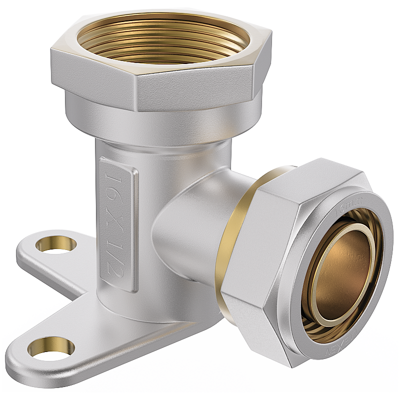 Mexen PEX-S завъртане на стенно коляно с лапа PEX 20 x 3/4 GW - W97228-2034F-00