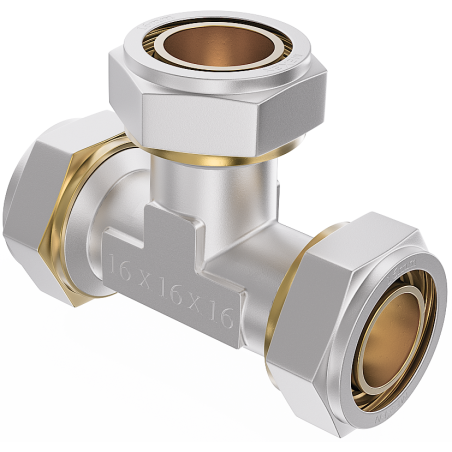 Mexen PEX-S тройник завинтващ се PEX 16 x 16 x 16 - W97230-161616-00