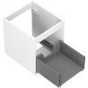 Mexen Box-A шкаф под умивалник 40 см, 1 чекмедже, бял мат - 91AX0-0400-470-1-01