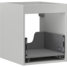 Mexen Box-A корпус за шкаф под мивка 40 см, 1 чекмедже, сив мат - 91AX0-0400-470-1-62