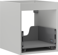 Mexen Box-A корпус шкаф под мивка 40 см, 1 чекмедже, сив мат - 91AX0-0400-470-1-62