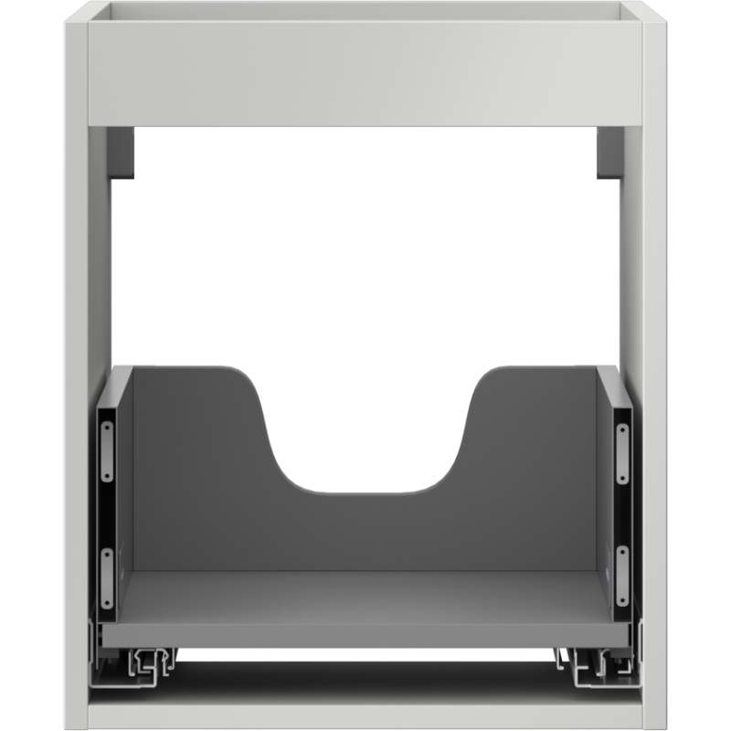 Mexen Box-A корпус шкаф под мивка 40 см, 1 чекмедже, сив мат - 91AX0-0400-470-1-62