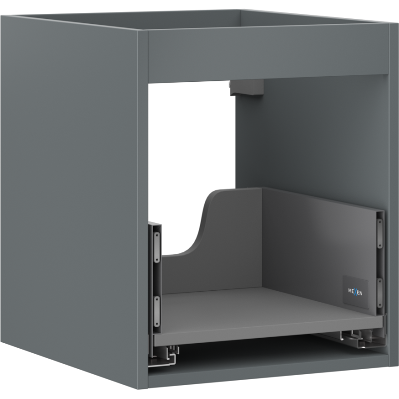 Mexen Box-A корпус за шкаф за мивка 40 cm, 1 чекмедже, графит мат - 91AX0-0400-470-1-66