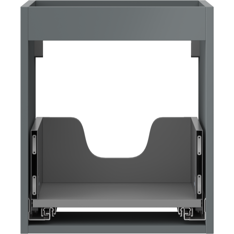 Mexen Box-A корпус за шкаф за мивка 40 cm, 1 чекмедже, графит мат - 91AX0-0400-470-1-66