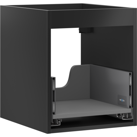Корпус за шкаф под мивка Mexen Box-A 40 см, 1 чекмедже, черен мат - 91AX0-0400-470-1-71