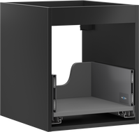 Корпус за шкаф под мивка Mexen Box-A 40 см, 1 чекмедже, черен мат - 91AX0-0400-470-1-71