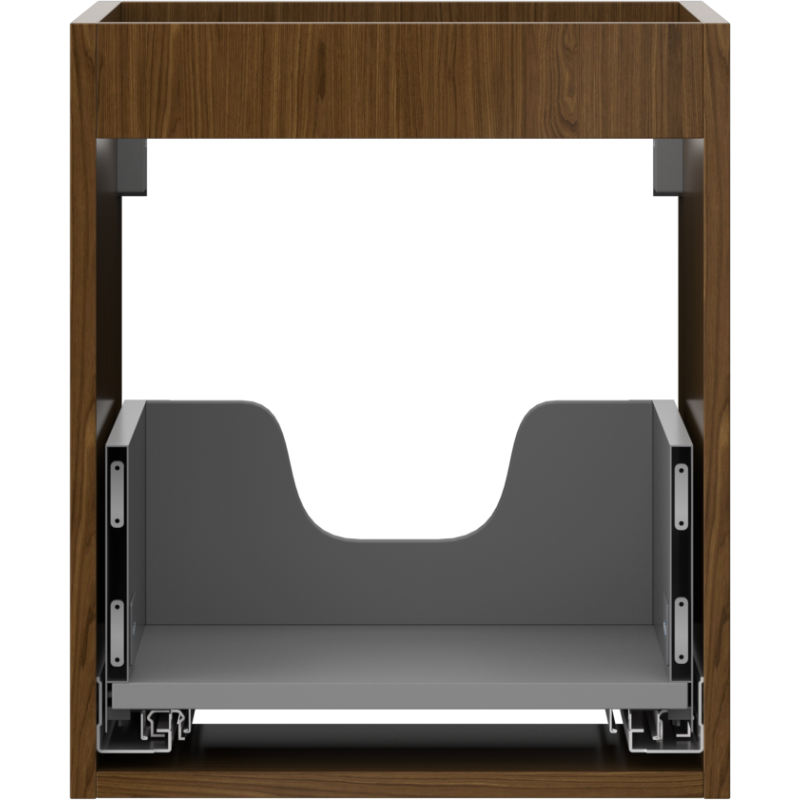 Mexen Box-A корпус за шкаф под мивка 40 см, 1 чекмедже, орех - 91AX0-0400-470-1-86