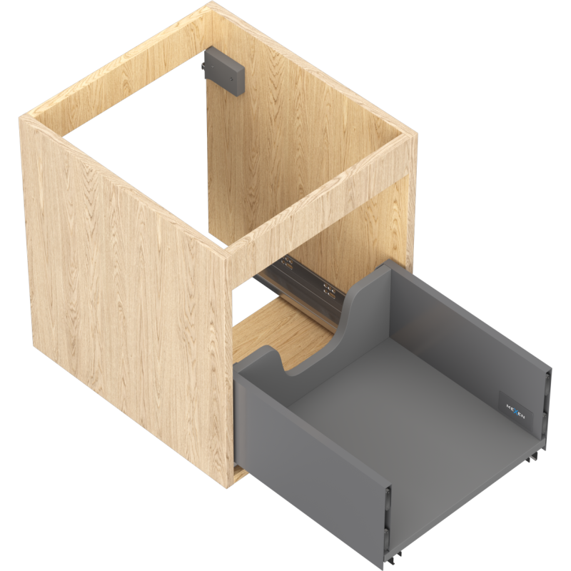 Mexen Box-A корпус шкаф под умивалник 40 см, 1 чекмедже, дъб - 91AX0-0400-470-1-81