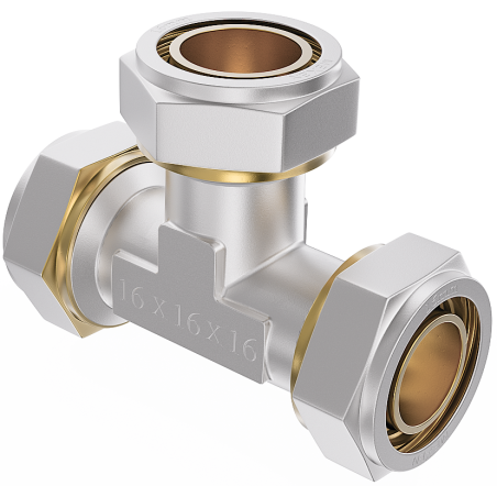 Mexen PEX-S тройник запресован PEX 32 x 32 x 32 - W97230-323232-00