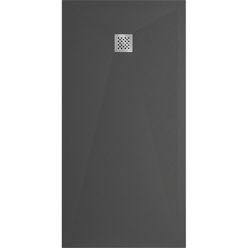 Mexen Stone+ правоъгълна композитна душ кабина 180 х 100 см, антрацит - 44711018