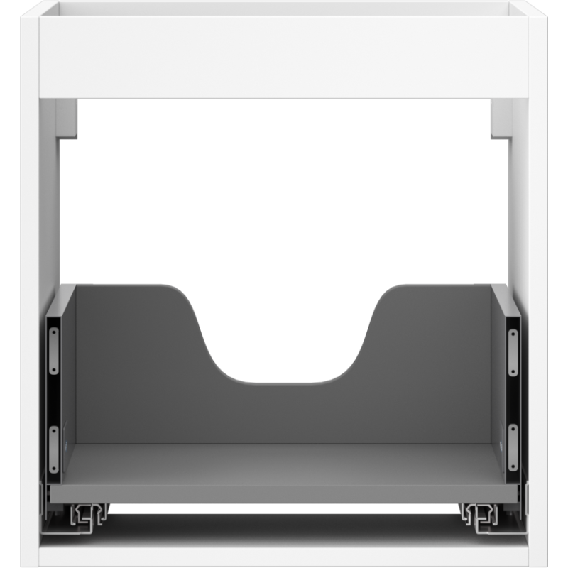 Mexen Box-A корпус на шкаф за мивка 45 см, 1 чекмедже, бял мат - 91AX0-0450-470-1-01