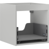 Корпус на шкаф под мивка Mexen Box-A 45 см, 1 чекмедже, сив мат - 91AX0-0450-470-1-62