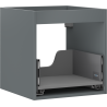 Mexen Box-A корпус за шкаф под мивка 45 см, 1 чекмедже, графит мат - 91AX0-0450-470-1-66