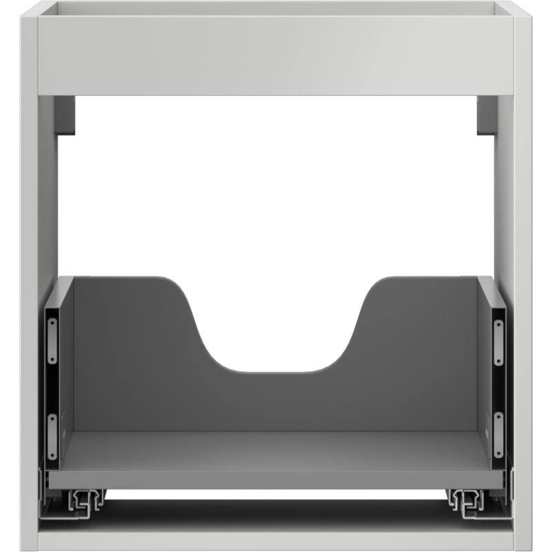 Mexen Box-A корпус за шкаф за умивалник 45 см, 1 чекмедже, сив мат - 91AX0-0450-470-1-62