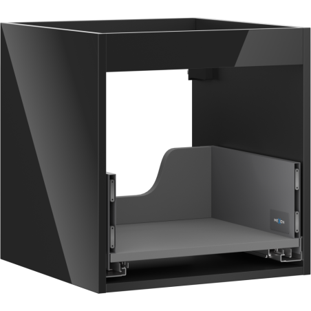 Mexen Box-A корпус шкаф под умивалник 45 см, 1 чекмедже, черен гланц - 91AX0-0450-470-1-70