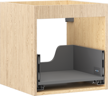Mexen Box-A корпус шкафче за мивка 45 см, 1 чекмедже, дъб - 91AX0-0450-470-1-81