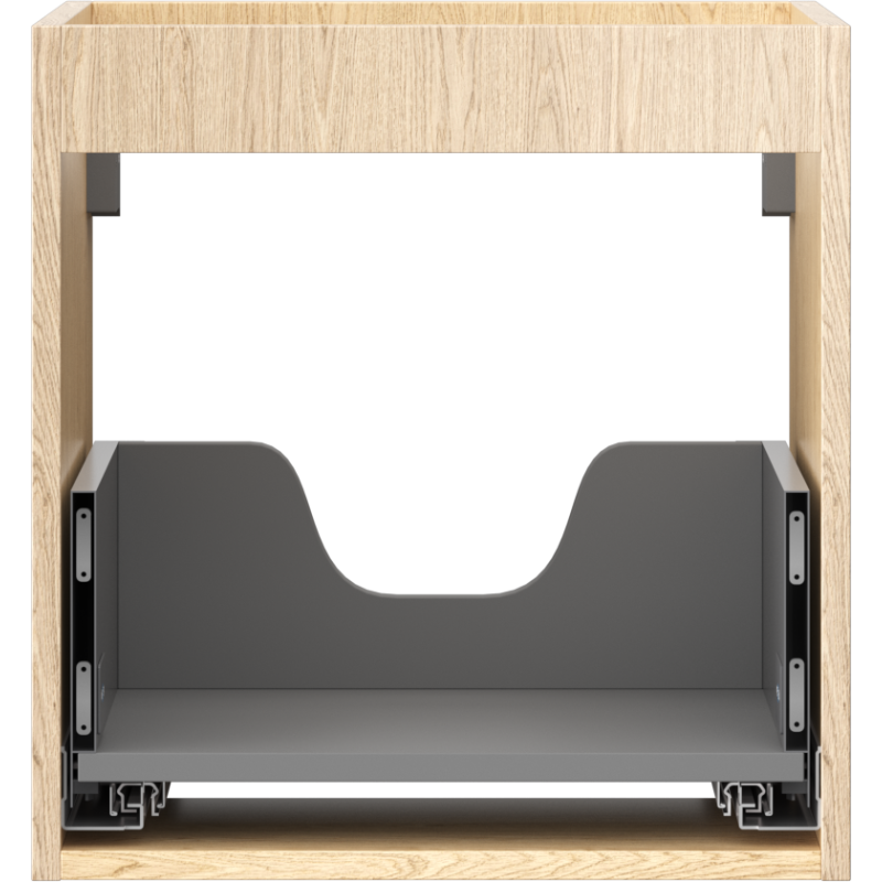 Mexen Box-A корпус на шкаф под мивка 45 см, 1 чекмедже, дъб - 91AX0-0450-470-1-81