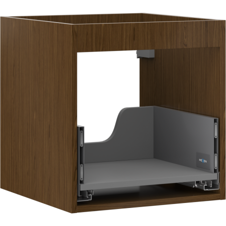 Mexen Box-A корпус за шкаф под мивка 45 см, 1 чекмедже, орех - 91AX0-0450-470-1-86