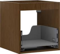 Mexen Box-A корпус за шкаф под мивка 45 см, 1 чекмедже, орех - 91AX0-0450-470-1-86
