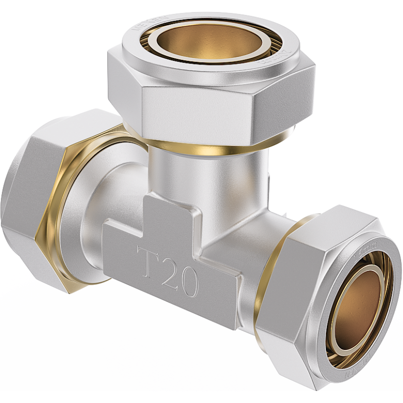 Mexen PEX-S редукционен тройник завинтен PEX 16 x 20 x 16 - W97231-162016-00