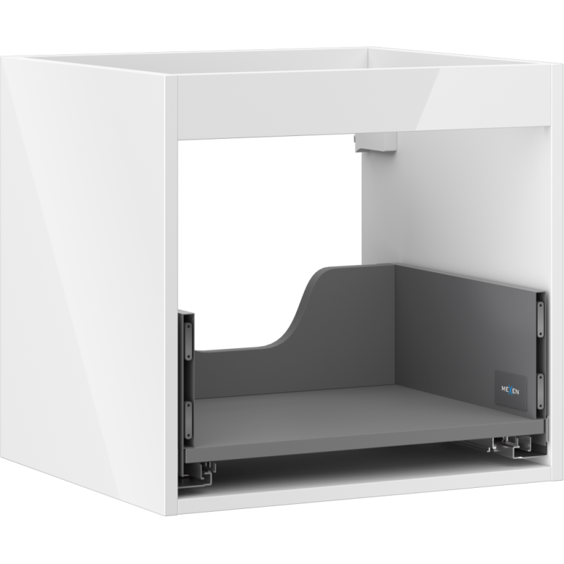 Mexen Box-A корпус шкаф под умивалник 50 см, 1 чекмедже, бял гланц - 91AX0-0500-470-1-00