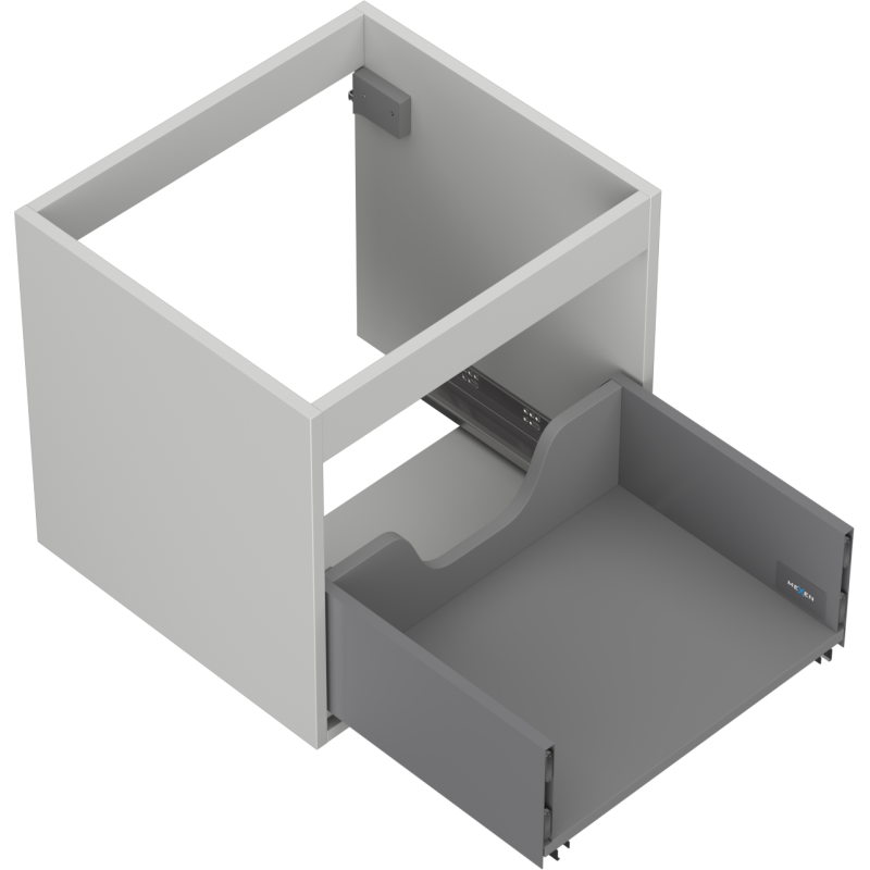 Mexen Box-A korpus на шкаф под мивка 50 см, 1 чекмедже, сив матов - 91AX0-0500-470-1-62