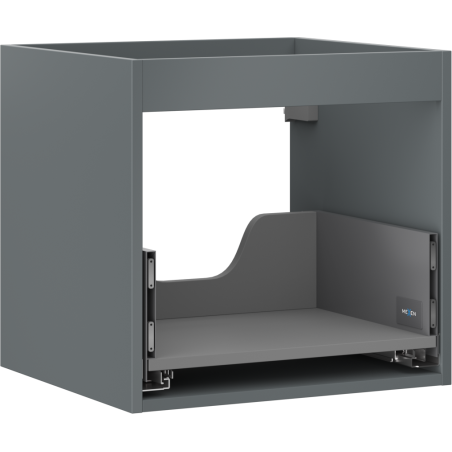 Mexen Box-A корпус на шкафче под умивалник 50 см, 1 чекмедже, графит мат