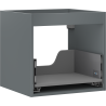 Mexen Box-A корпус на шкафче под умивалник 50 см, 1 чекмедже, графит мат