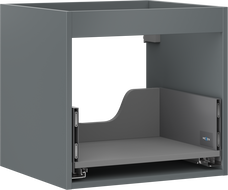 Mexen Box-A корпус на шкафче под умивалник 50 см, 1 чекмедже, графит мат