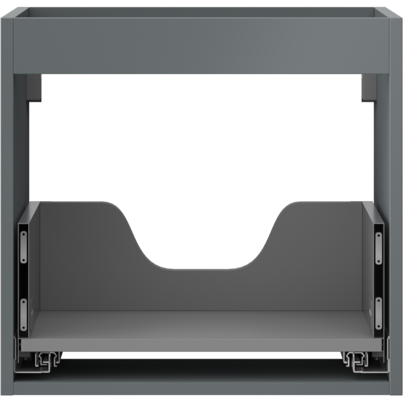 Mexen Box-A корпус на шкафче под умивалник 50 см, 1 чекмедже, графит мат