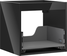 Mexen Box-A корпус на шкафче за мивка 50 см, 1 чекмедже, черен гланц