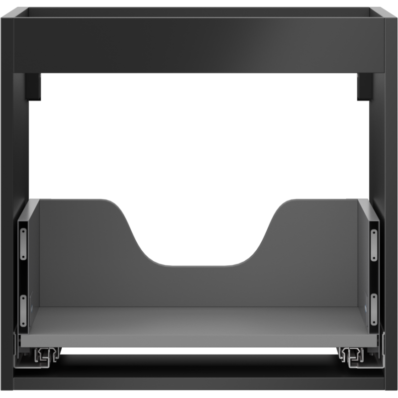 Mexen Box-A корпус за шкаф за мивка 50 см, 1 чекмедже, черен мат - 91AX0-0500-470-1-71