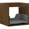 Mexen Box-A корпус шкаф под умивалник 50 см, 1 чекмедже, орех - 91AX0-0500-470-1-86