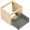 Корпус за шкаф под мивка Mexen Box-A 50 см, 1 чекмедже, дъб - 91AX0-0500-470-1-81