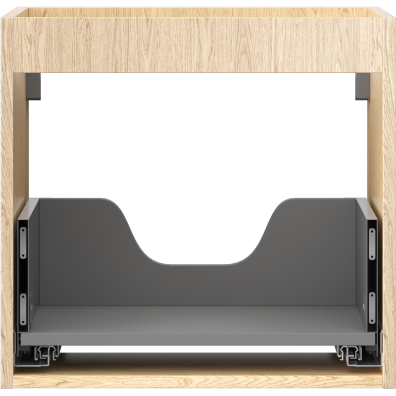 Mexen Box-A корпус за шкаф под мивка 50 см, 1 чекмедже, дъб - 91AX0-0500-470-1-81
