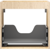 Корпус за шкаф под мивка Mexen Box-A 50 см, 1 чекмедже, дъб - 91AX0-0500-470-1-81