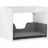 Корпус за мивка Mexen Box-A 60 см, 1 чекмедже, бял гланц - 91AX0-0600-470-1-00