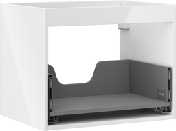 Mexen Box-A корпус за шкаф за мивка 60 см, 1 чекмедже, бял гланц - 91AX0-0600-470-1-00