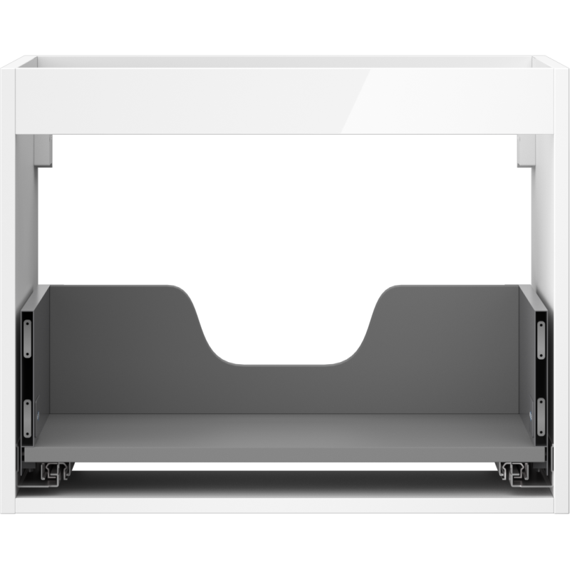 Mexen Box-A корпус за шкаф за мивка 60 см, 1 чекмедже, бял гланц - 91AX0-0600-470-1-00