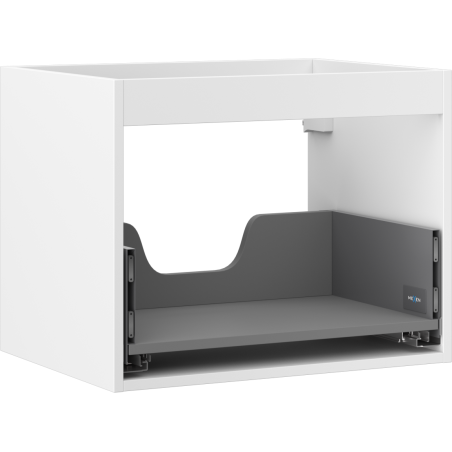Mexen Box-A корпус на шкаф за мивка 60 см, 1 чекмедже, бял мат - 91AX0-0600-470-1-01
