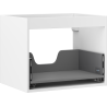 Korpus за шкафче за умивалник Mexen Box-A 60 cm, 1 чекмедже, бял мат - 91AX0-0600-470-1-01