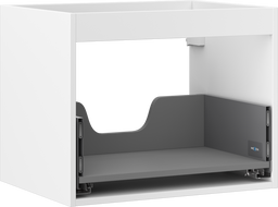 Korpus за шкафче за умивалник Mexen Box-A 60 cm, 1 чекмедже, бял мат - 91AX0-0600-470-1-01