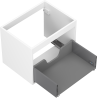 Korpus за шкафче за умивалник Mexen Box-A 60 cm, 1 чекмедже, бял мат - 91AX0-0600-470-1-01