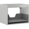 Mexen Box-A корпус на шкафа за мивка 60 см, 1 чекмедже, сив мат - 91AX0-0600-470-1-62