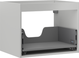 Mexen Box-A корпус на шкафа за мивка 60 см, 1 чекмедже, сив мат - 91AX0-0600-470-1-62