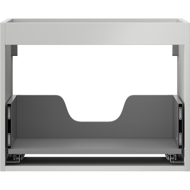 Mexen Box-A корпус на шкафче за мивка 60 см, 1 чекмедже, сив мат - 91AX0-0600-470-1-62